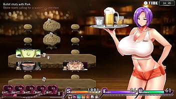 Big titted warden must stop horny rioters