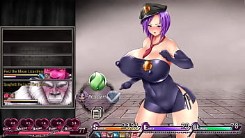 Big titted warden must stop horny rioters