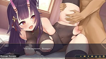 Now this sweet girl satisfies huge cocks anime hentai game