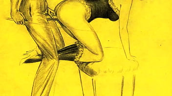 Vintage erotic drawings