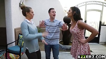 Sexy milf august and nicole in a hot threesome fuck