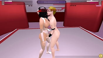 Blake vs vania kinky fight club femdom sexfight