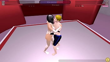 Blake vs vania kinky fight club femdom sexfight