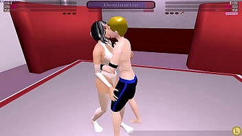 Blake vs vania kinky fight club femdom sexfight