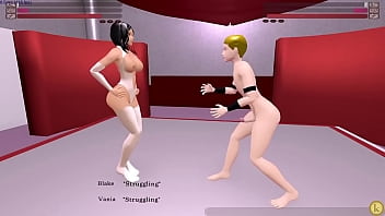 Blake vs vania kinky fight club femdom sexfight