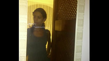 Jade washing clothes teases her neighbor until he jumps over the wall and cums inside her in the laundry room at home trailer 01