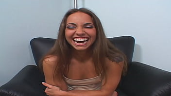 When they fuck hard lindsay leaves a big wet stain on the bed and kris leaves his cum on her mouth