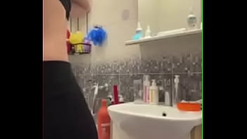 Jerking off to my wife's pussy and big tits