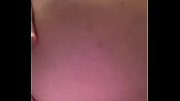 Jerking off to my wife's pussy and big tits