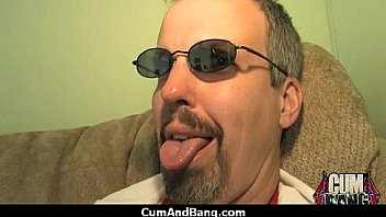 Black girl sucks many white cocks in redneck group 10