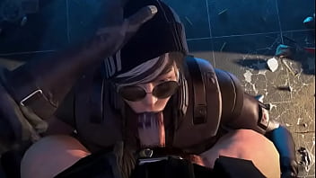 A teammate helps ya cool off after a intense match in r6