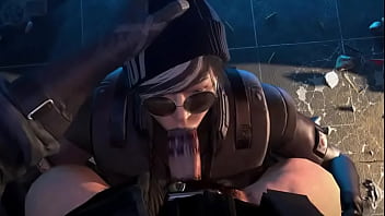 A teammate helps ya cool off after a intense match in r6