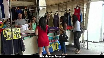 Sensual girl talked into having sex for cash 30