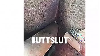 Me finger butt fucking this slut to my knuckles