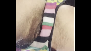 My wet unshaved pussy cums sweetly on camera