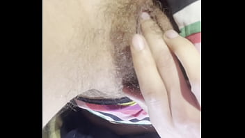 My wet unshaved pussy cums sweetly on camera