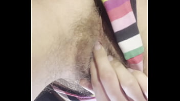 My wet unshaved pussy cums sweetly on camera