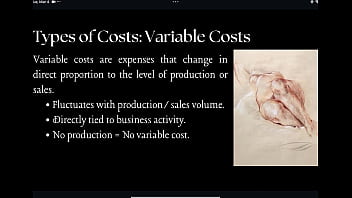 Young student teaches basics of management accounting Young student teaches basics of management accounting