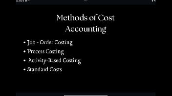 Young student teaches basics of management accounting