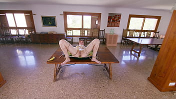 Pixie pink bound and tied up for anal fisting bbc anal gangbang and food play