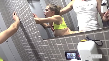 Fucked a b in a public toilet after working out