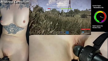 Goth twitch streamer plays rust naked