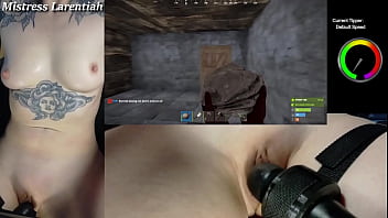 Goth twitch streamer plays rust naked