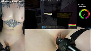 Goth twitch streamer plays rust naked