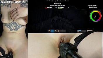 Goth twitch streamer plays rust naked