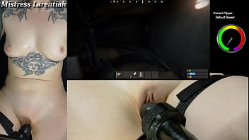 Goth twitch streamer plays rust naked