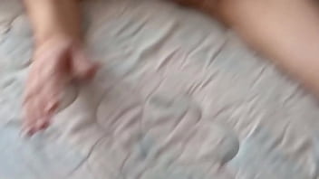 Beautiful completely naked stepmother masturbates grabs my cock