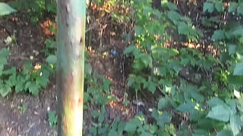 Showing my pussy in a nice place outdoor