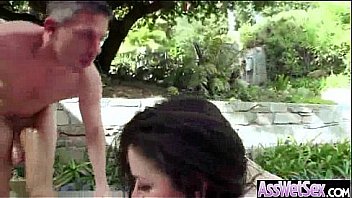 Curvy big wet oiled ass girl anal fucked mov 02