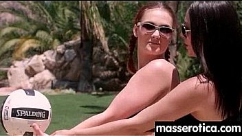 Young innocent lesbian has her tight little flower penetrated 2