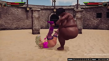 Bambi vs janah nf3d female mma combat arena