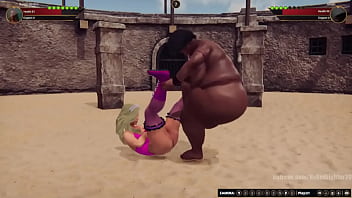 Bambi vs janah nf3d female mma combat arena