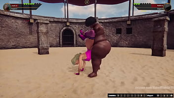 Bambi vs janah nf3d female mma combat arena