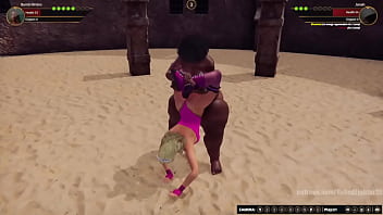 Bambi vs janah nf3d female mma combat arena