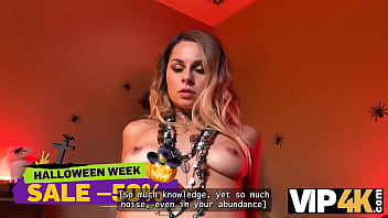 Vip4k spirits told her to suck a dick on halloween hot sex with vanessa leone