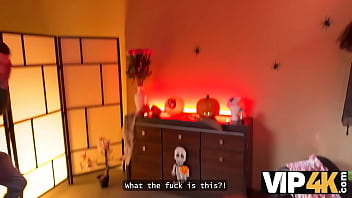 Vip4k spirits told her to suck a dick on halloween hot sex with vanessa leone