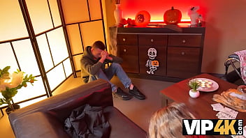Vip4k spirits told her to suck a dick on halloween hot sex with vanessa leone