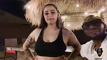 Sexy bartender got horny af rome major fucks indigo by the cabana