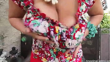 Solo performance of cuban angelina castro dildo fucking herself