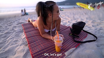 Picked up a girl with a big ass in 1 minute at the beach Picked up a girl with a big ass in 1 minute at the beach