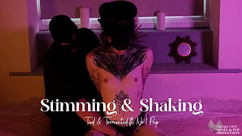 ** clip available **no1 pup tied a bamboo pole under honey's knee's to really emphasise her shakeswhat a perfect positi