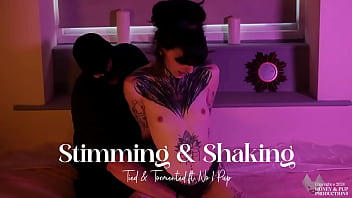 ** clip available **no1 pup tied a bamboo pole under honey's knee's to really emphasise her shakeswhat a perfect positi