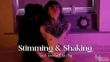 ** clip available **no1 pup tied a bamboo pole under honey's knee's to really emphasise her shakeswhat a perfect positi