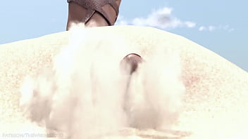 Giantess elli beach vore