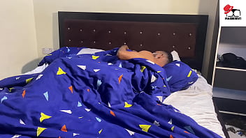 My friend's wife teaches me how to suck it