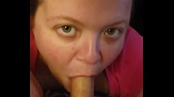 Slut deep throating husband